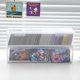 thumbnail image 4 of La caja organizadora compartimentada de plástico transparente contiene más de 550 tarjetas de juego con divisor ajustable para tarjetas, 4 of 5