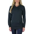 thumbnail image 6 of ToBeInStyle Women's Brushed Inner Fleece Long Hoodie - Charcoal - Medium, 6 of 7