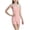 Pink, variant on Bovxnpu Girls One Piece Swimsuit Girls Solid Sleeveless Tank Round Neck One-Piece Triangle Swimwear (Girl's or Girl's Plus)