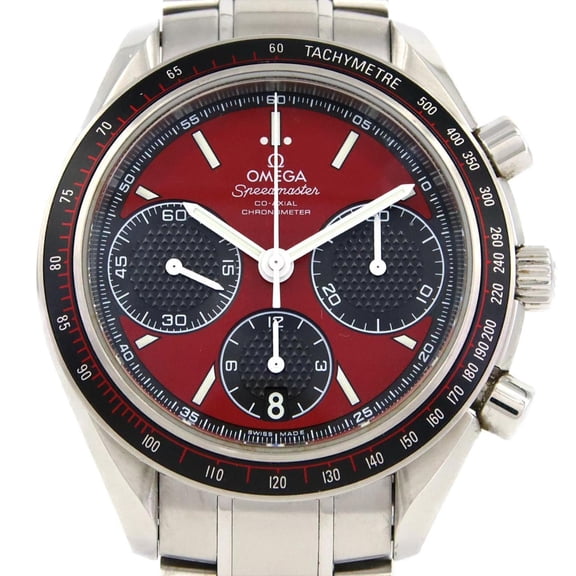 Pre-Owned Omega Speedmaster Racing 326.30.40.50.11.001 Stainless Steel Automatic Watch