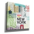 thumbnail image 2 of Epic Graffiti 'New York' by Linda Woods, Canvas Wall Art, 12"x12", 2 of 5