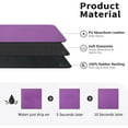 thumbnail image 2 of Dish Drying Mat for Kitchen Counter, Heat Resistant Drainer Mats with Non-slip Rubber Backed, Hide Stain Kitchen Super Absorbent Draining Mat, Easy to Clean Dish Rack Pad, Purple 16"x20", 2 of 9