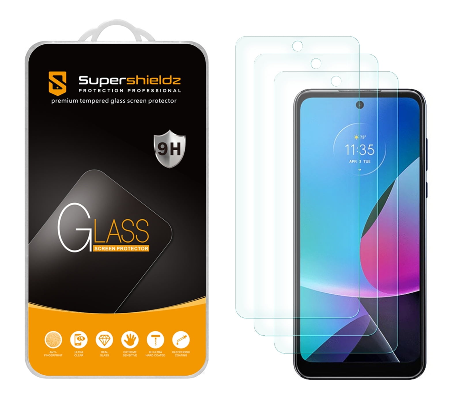 IRonSmith 2-Pack Tempered Glass Screen Protector For Motorola Moto G Stylus (2022) – 9H Clear