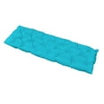 thumbnail image 1 of Cojín de banco largo, silla de jardín, silla de salón, asiento de mimbre, 120x50cm azul claro Sunnimix Cojín del asiento del banco, 1 of 8