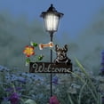 thumbnail image 4 of Pug Garden Solar Stake - "Welcome", 4 of 7