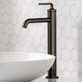 thumbnail image 2 of Ramus™ Single Handle Vessel Bathroom Sink Faucet with Pop-Up Drain in Gunmetal, 2 of 10
