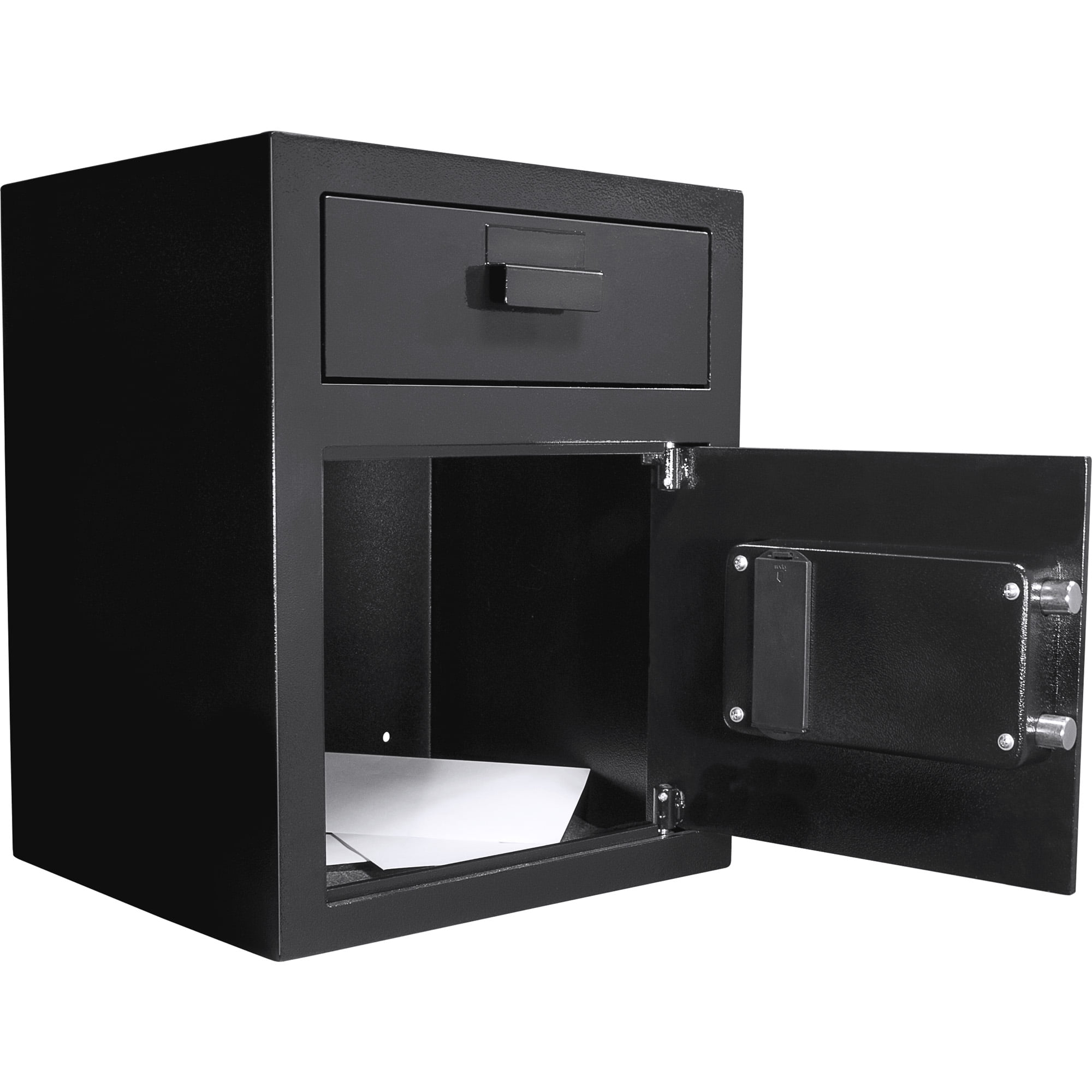 Biometric Fingerprint Digital Keypad Depository Safe Drop Slot Box 13.75 x 13.75 x 16