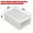 Upgrade White, variant on Plastic Drawer Type Storage Box Transparent Storage Drawer Box Wardrobe Quilt Organizer Box Clothing Clothes Storage Box