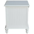 thumbnail image 4 of Pemberly Row Table d'Extrémité en Bois Traditionnelle en Blanc de Plage, 4 of 8