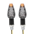 thumbnail image 2 of 2PCS Moto 14LEDs Clignotants Clignotant Indicateur de Direction Accessoire Adapté pour Objectif YamahaTransparent, 2 of 9