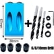 thumbnail image 2 of Kit con portapiezas con orificios en ángulo de 15 grados, con adaptador de accionamiento de orificio de 6/8/10mm para guía de broca en ángulo para carpintería, 2 of 5