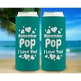 thumbnail image 6 of Pop Gifts For Grandpa Remember Pop I Love You 2-Pack Ultra Slim Can Thermocoolers, 6 of 8