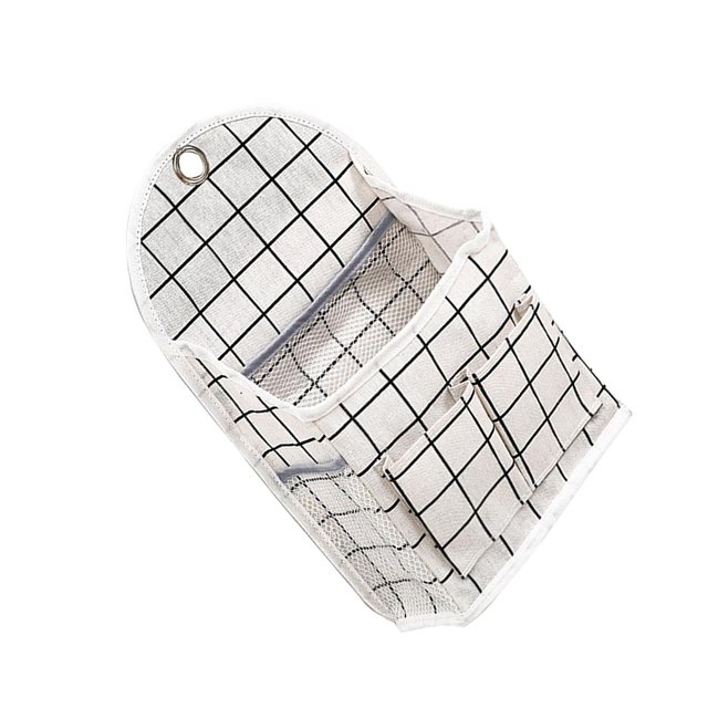 Wosthever Bolsa de almacenamiento para colgar en la pared, contenedor organizador, soportes de bolsillo universales para el hogar, bolsas de Juegos de accesorios de baño