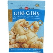 Gin Gins, Peanut Chewy Ginger Candy, 3 Oz