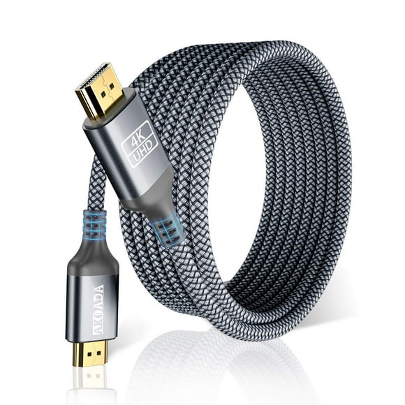 UTAH-HDMI Cable 15 Feet, 4K HDMI Cable, High Speed HDMI Cables 2.0, Ethernet Function, 4K @ 60Hz, Ultra HD, 2K, 1080P, ARC & CL3 for Laptop, Monitor, PS5, PS4, TV, & More