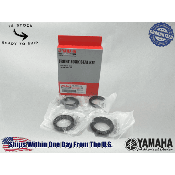 Yamaha OEM V-STAR 650 1100 1300 FRONT FORK SEAL KIT 4EB-W003B-00-00 1