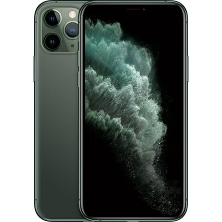 Pre-Owned Apple iPhone 11 Pro Max 256GB Fully Unlocked Phone Midnight Green (Refurbished: Fair)