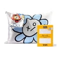 thumbnail image 1 of Funda de almohada Kitsch x BT21 (Van) satinada con cremallera Queen/Standard, 1 of 9