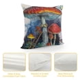 thumbnail image 4 of FUMJ Throw Pillow Cases Mushroom&nbsp;Leaves&nbsp;Spring Home Decor Throw Pillow Cover Super Soft Square  Plants Cushion Cover for Outdoor Sofa Couch, 4 of 5