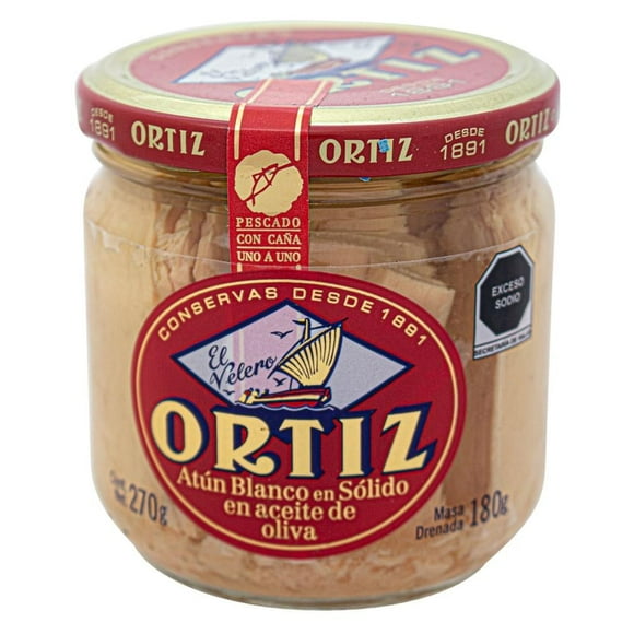 Atún Blanco Ortiz en Aceite de Oliva 270g