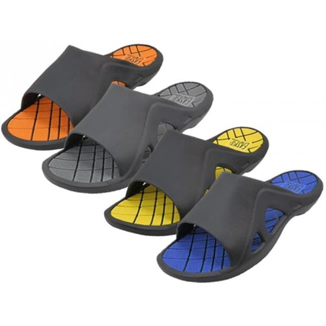 tan rubber slides