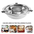 thumbnail image 1 of OUNONA Olla Para Cocina En Casa Con Único Y Distribución Uniforme De Calor En Acero Inoxidable, 1 of 8