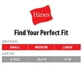 thumbnail image 3 of Hanes Ultimate 14-Pack Girls' Cool Comfort Moisture-Wicking No Show Socks Color: Multi Size: MEDIUM, 3 of 3