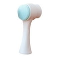 thumbnail image 3 of Cepillo de limpieza facial de silicona Yuyangstore doble cara azul 13 cm x 6 cm, 3 of 8