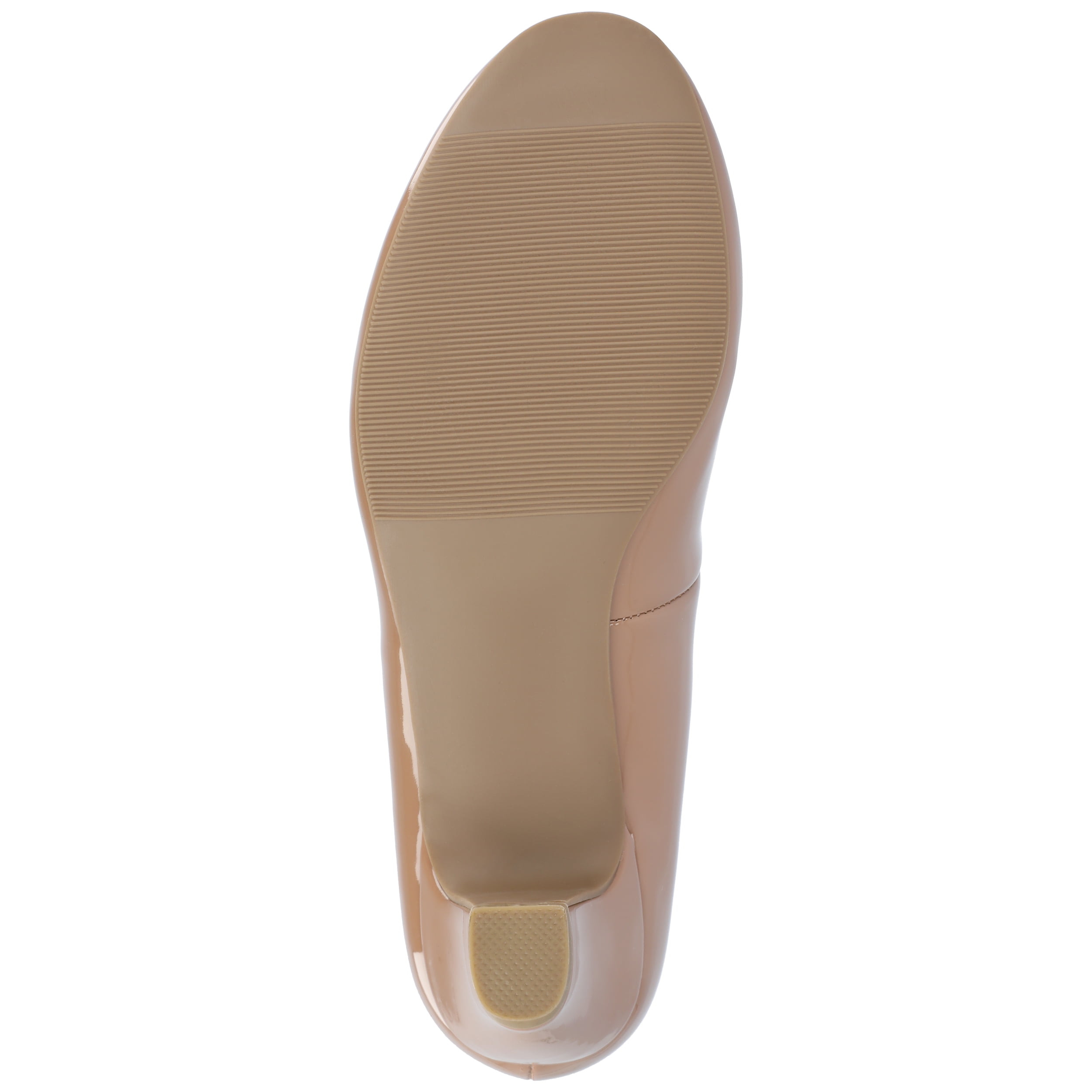 Journee Womens Luu Comfort Insole Round Toe Low Block Heel Pumps, Widths Available