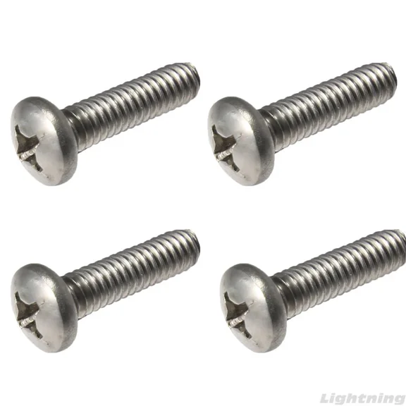 Pan Head Machine Screws Stainless Steel 8-32 X 1/4" Qty 250