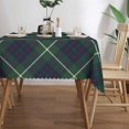 thumbnail image 3 of Rectangle Table Cloth, MacIntyre Clan Hunting Tartan Green and Blue Plaid Resistant Washable Tablecloth Decorative Table Cover for Dining, Indoor and Outdoor, 3 of 6