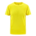 thumbnail image 2 of Mfakffe Mens T-shirts Crew Neck Mesh Short Sleeve Tee Quick Dry Solid Color Athletic Top for Outdoor Running Hiking Training, 2 of 4