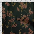 thumbnail image 3 of Soimoi Floral Printed, Japan Crepe SatinFabric, by The Yard 54 Inch Wide, Decorative Sewing Fabric for Dresses Kimonos Gowns, Green & Yellow, 3 of 5