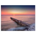thumbnail image 2 of Longue Exposition Mer et Rivage - Impression sur Toile Pont de Mer, 2 of 3