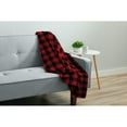 thumbnail image 3 of Sunbeam Fleece Heated Throw (50" x 60"), Push Button Controller with 3 Heat Settings, Red/Black Plaid, 3 of 7
