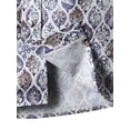 thumbnail image 3 of Hat and Beyond Mens Paisley Printed Premium Dress Shirt Long Sleeve Button Down Slim Fit, 3 of 6