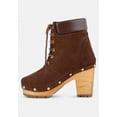 thumbnail image 4 of MAAYA Brown Handcrafted Collared Suede Boot, 4 of 7