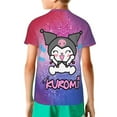 thumbnail image 4 of Sanrio Kuromi Kids T-Shirt 3d Printed Graphic T-Shirts Boys And Girls Short Sleeve Shirts For Youth Kids X-Small, 4 of 6