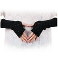 thumbnail image 4 of Women's Gloves Mittens Women Girl Knitted Arm Fingerless Keep Warm Winter Gloves Soft Warm Mitten,Women's Accessories Gloves Mittens, 4 of 4