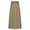 Gold, variant on Luxalzxs Womens Pleated Skirt Plus Size Elastic High Waist Casual Versatile Long Skirt Summer Solid Color A-Line Satin Skirt Work Business Office Swing Skirt