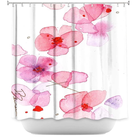 Shower Curtains - DiaNoche Designs by Dawn Derman - Free Fall