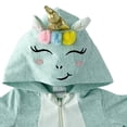 thumbnail image 2 of Pañalero de Algodón con Gorro Bordado Kiss Unicornio Verde Baby Kisses Pañalero1219, 2 of 4