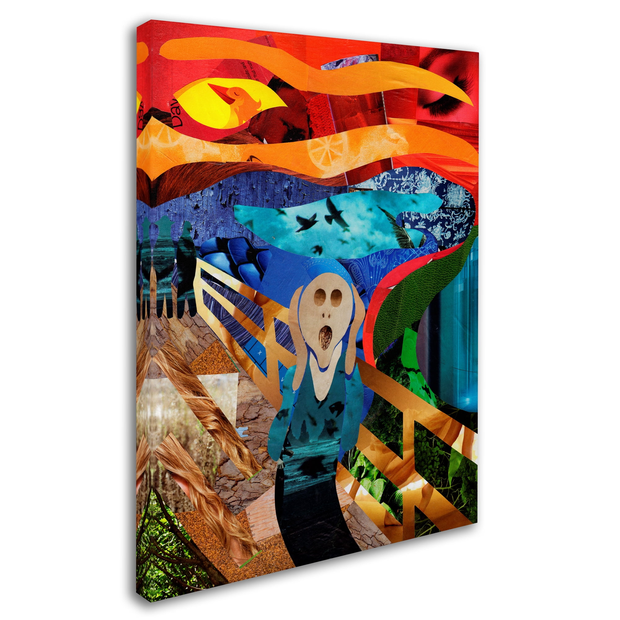 Trademark Fine Art 'Scream' Canvas Art by Artpoptart
