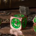 thumbnail image 5 of Cusdie 7-Die Metal DND Dice Set, Mechanical Gear Metal Polyhedral D&D Dice Set for DND Dungeons and Dragons TTRPG Role Playing Games, 5 of 5