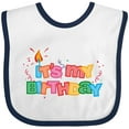 thumbnail image 3 of Inktastic It's My Birthday Letters Boys or Girls Baby Bib, 3 of 4