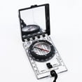 thumbnail image 3 of Queilt Multifunctional Folding Compass with Magnetic Declination Adjustment for Camping with Lanyard and Graduated Mirror, 3 of 4