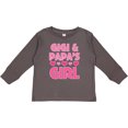 thumbnail image 3 of Inktastic Gigi and Papa Girl Cute Granddaughter Girls Long Sleeve Toddler T-Shirt, 3 of 5