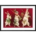 thumbnail image 2 of Art.com Three Rabbits Carrying Vegetables Art Print, Black Frame Wall Art, 29" x 21", 2 of 5