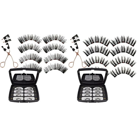 

RAGUPEL 2Pcs Magnetic Eyelashes Versatile Usage Fake Lashes Photo Friendly Magnetic Lashes Style1