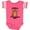 Football Pink and White, variant on Inktastic Finally It's Groundhog Day Boys or Girls Baby Bodysuit